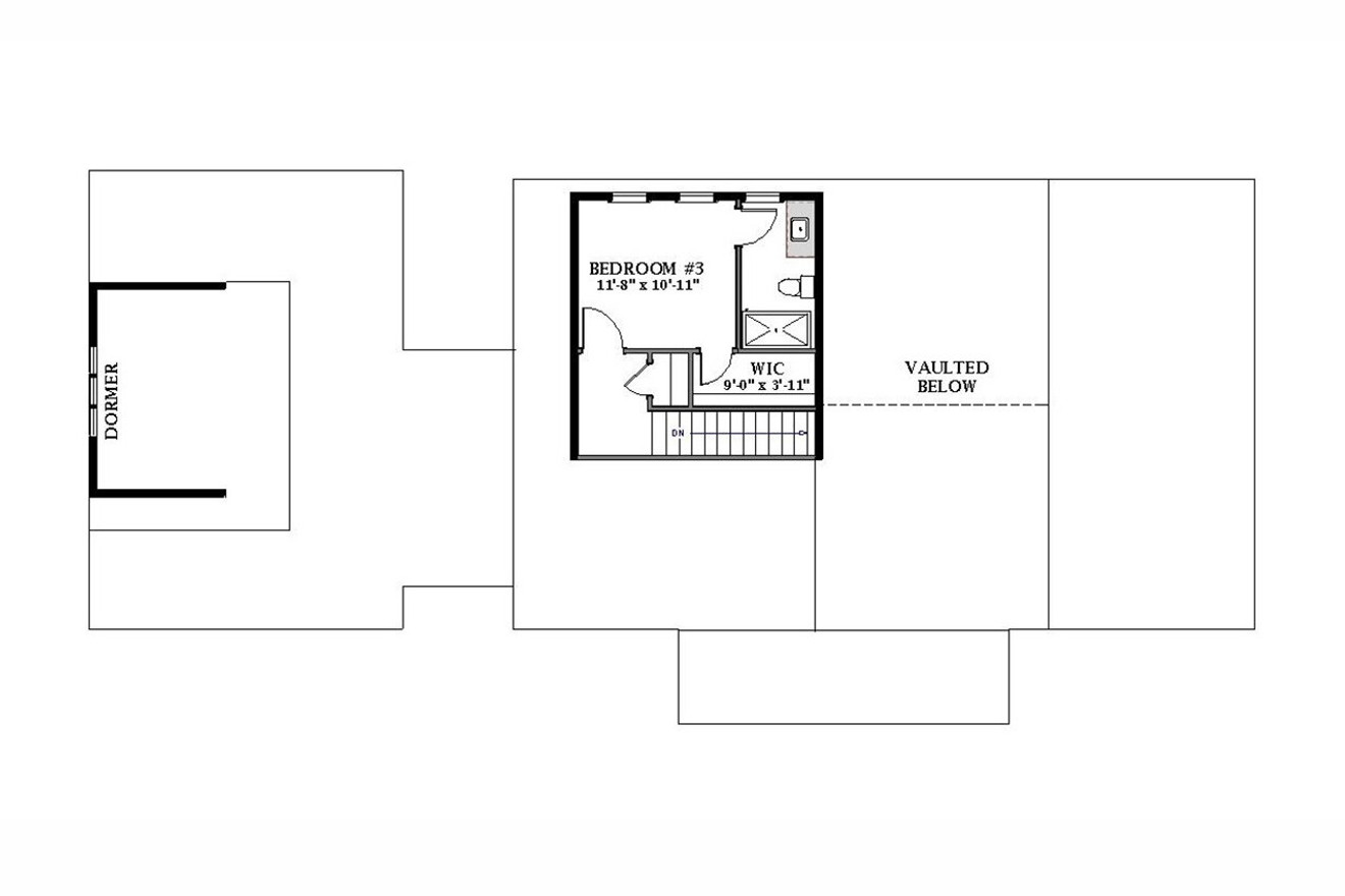 Mountain Rustic House Plan - 14825 - 2nd Floor Plan