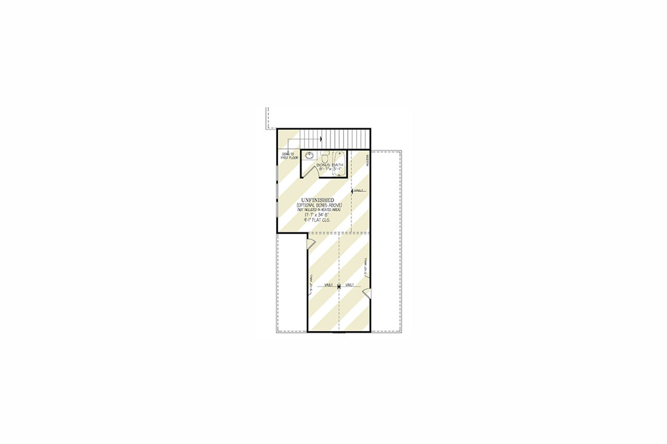 Farmhouse House Plan - Blossom Hill 88329 - 2nd Floor Plan