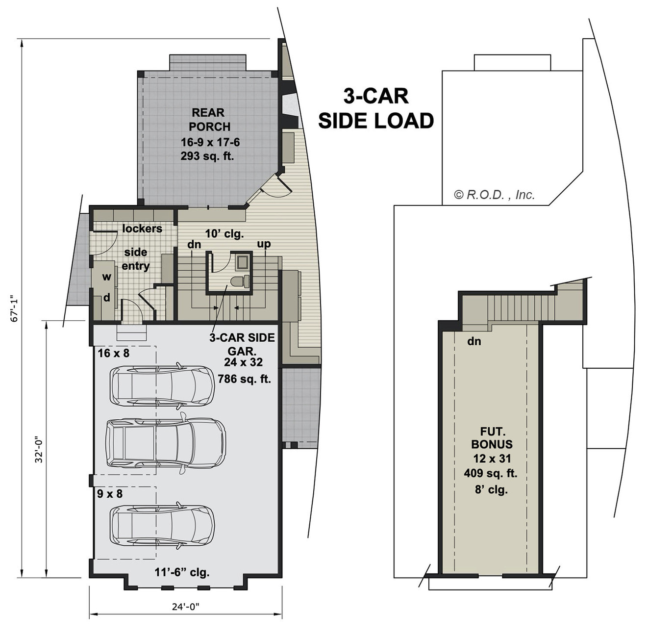 Farmhouse House Plan - Emma Rose 73653 - Optional Floor Plan