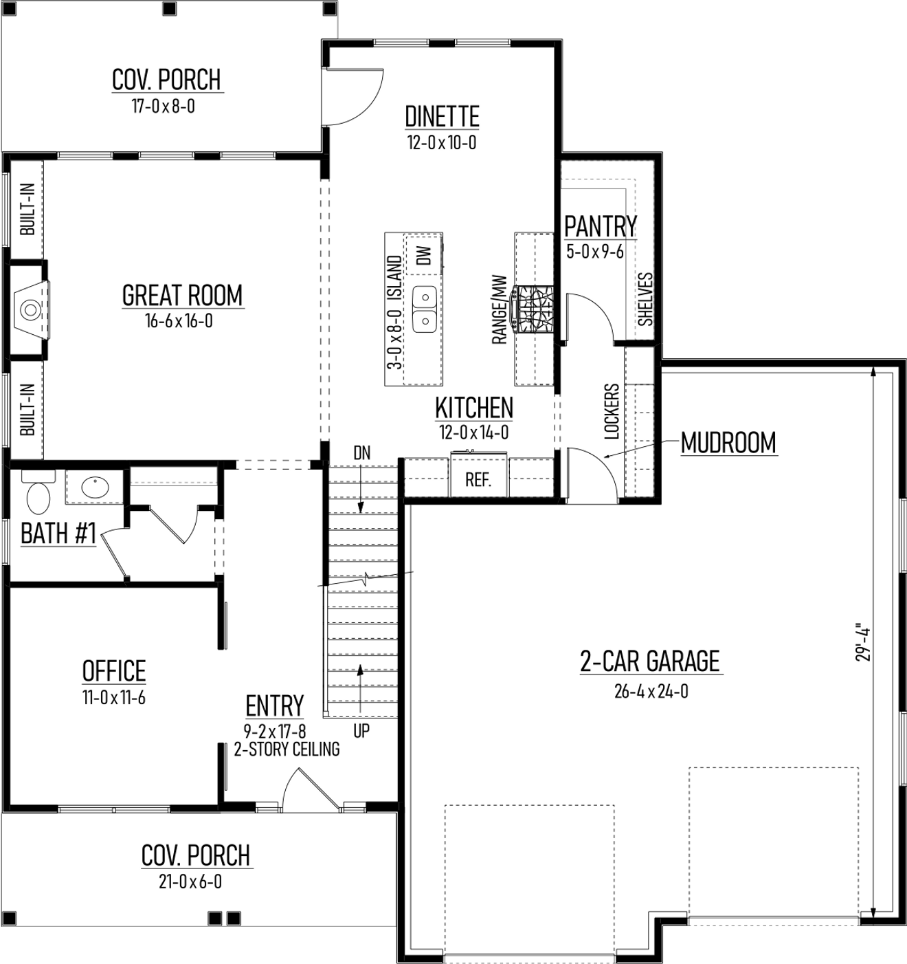 Farmhouse House Plan - Fontanelle 71882 - Optional Floor Plan
