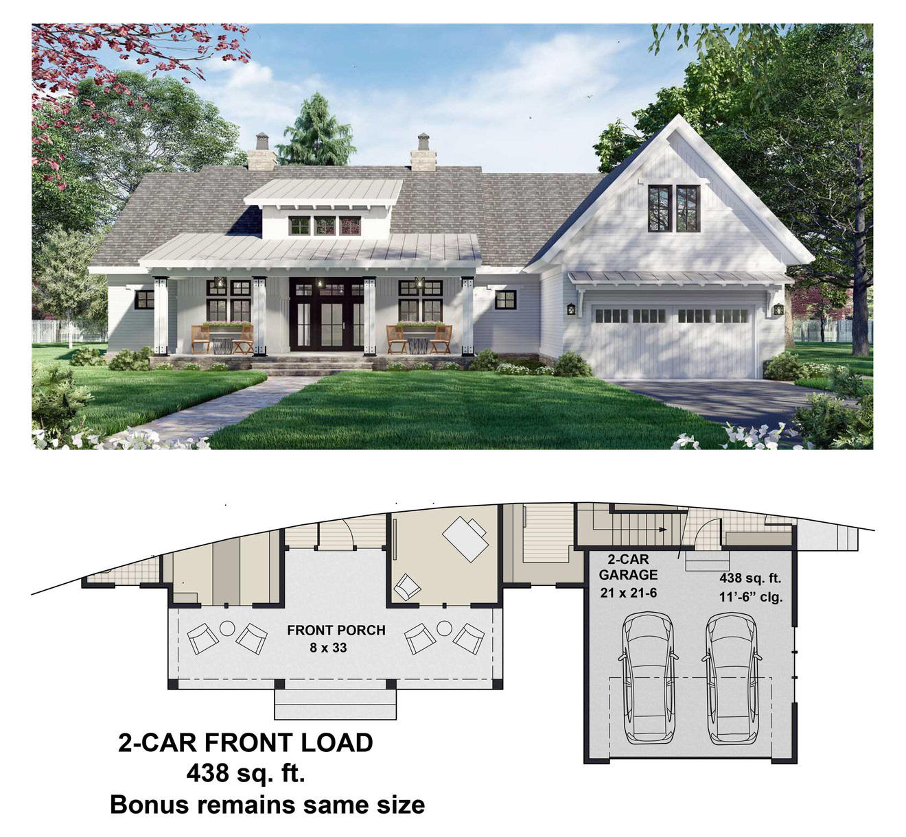 Farmhouse House Plan - St. Thomas 16254 - Optional Floor Plan