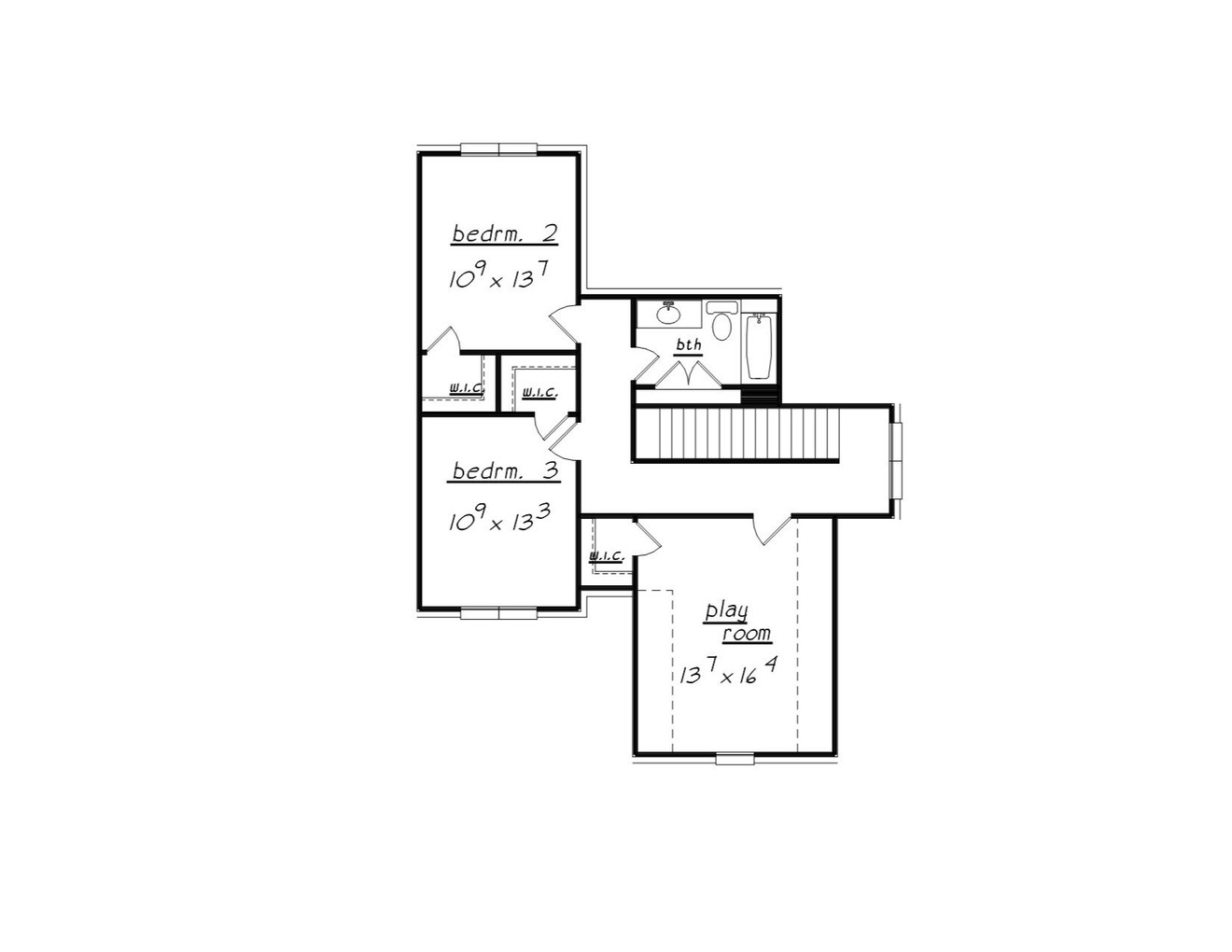 European House Plan - 26759 - 2nd Floor Plan
