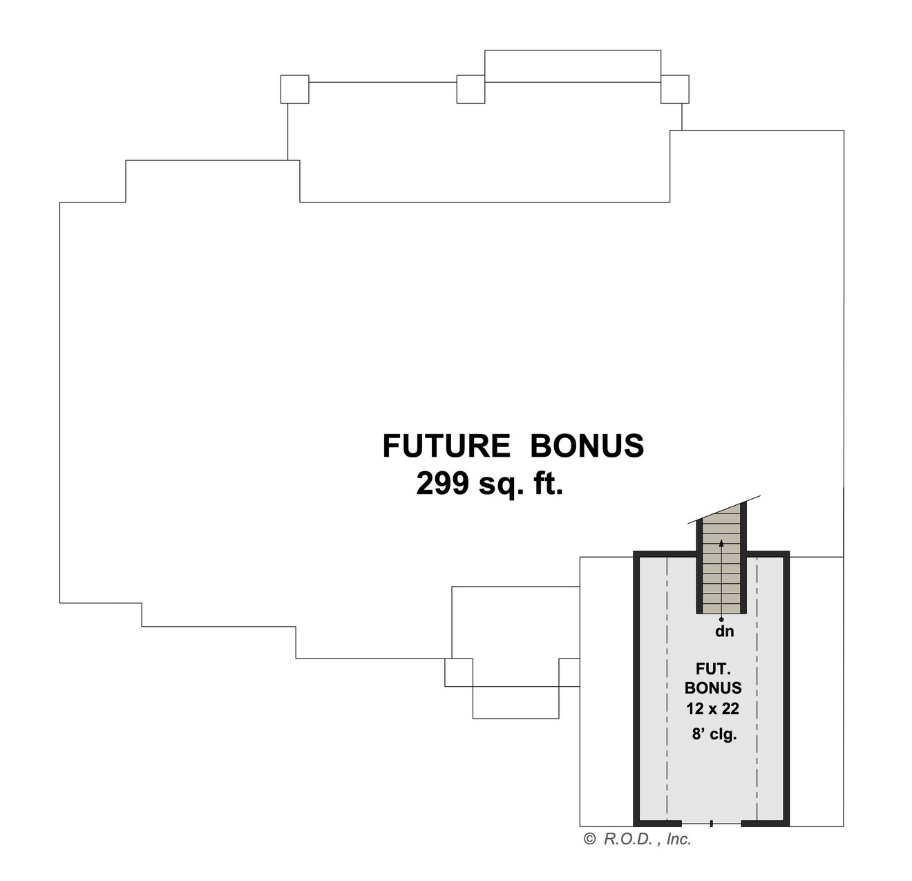 Farmhouse House Plan - West Haven 50270 - 2nd Floor Plan