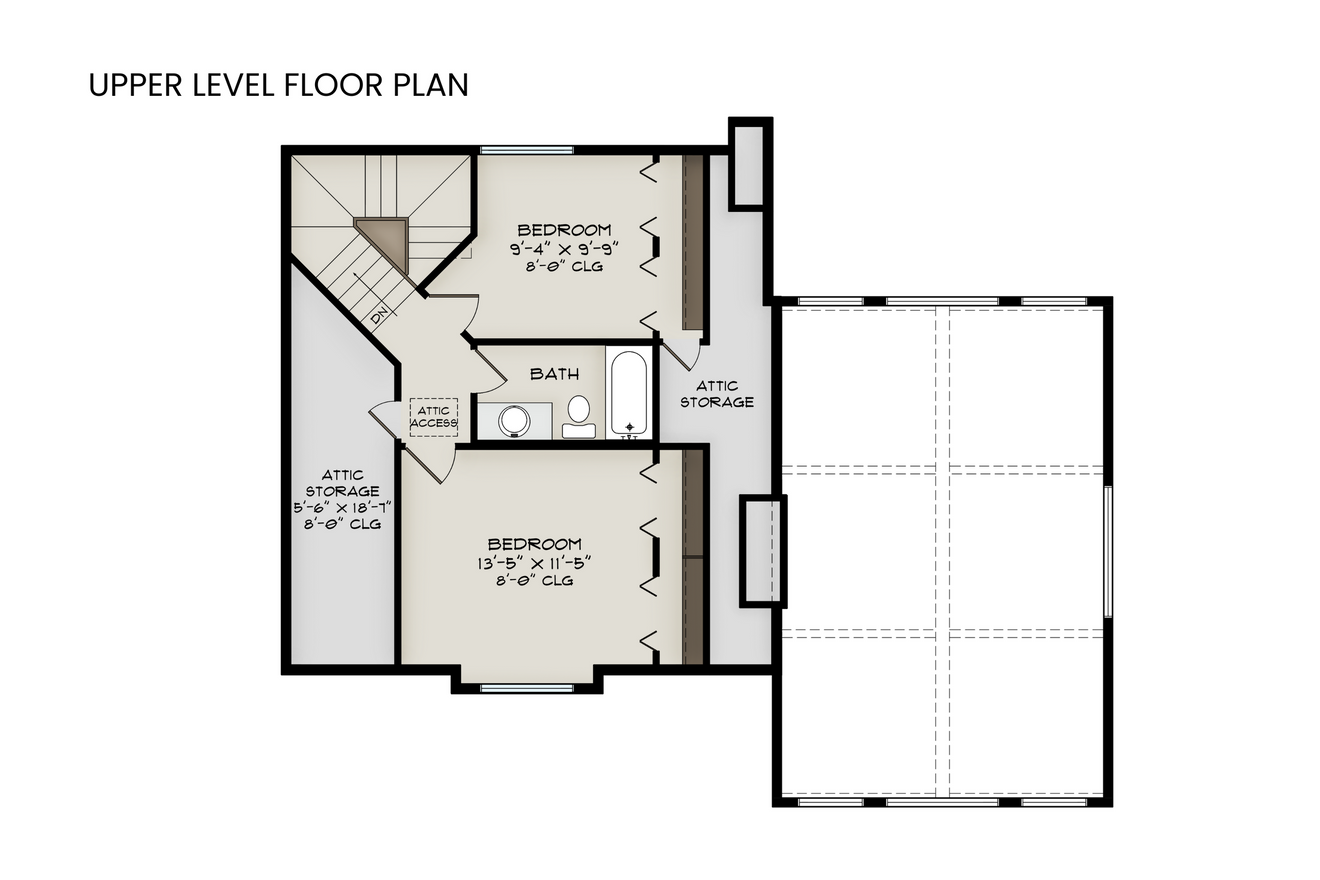 Lodge Style House Plan - Alpine Sorrel 72467 - 2nd Floor Plan