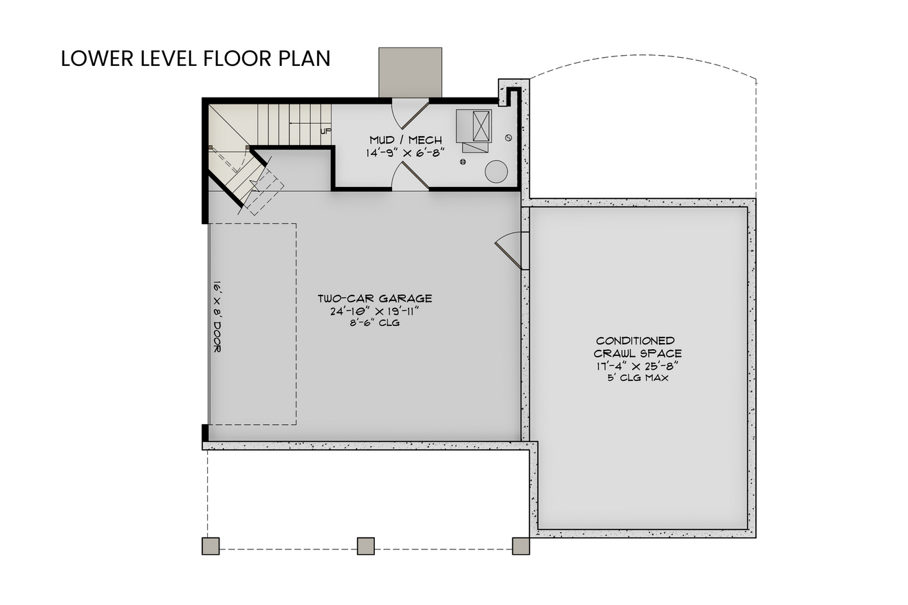 Lodge Style House Plan - Alpine Sorrel 72467 - Basement Floor Plan