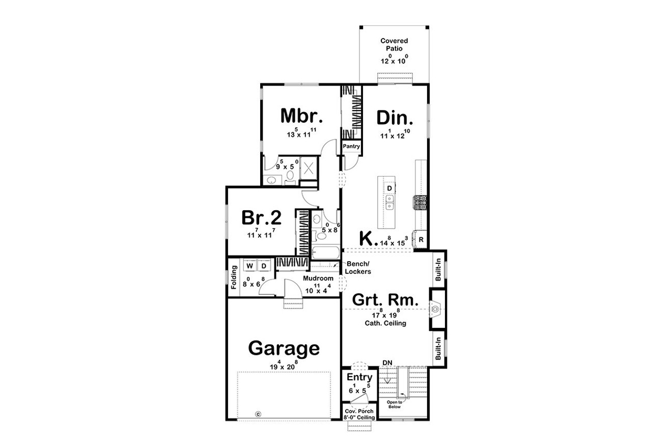 Tudor House Plan - Lulworth 97623 - 1st Floor Plan