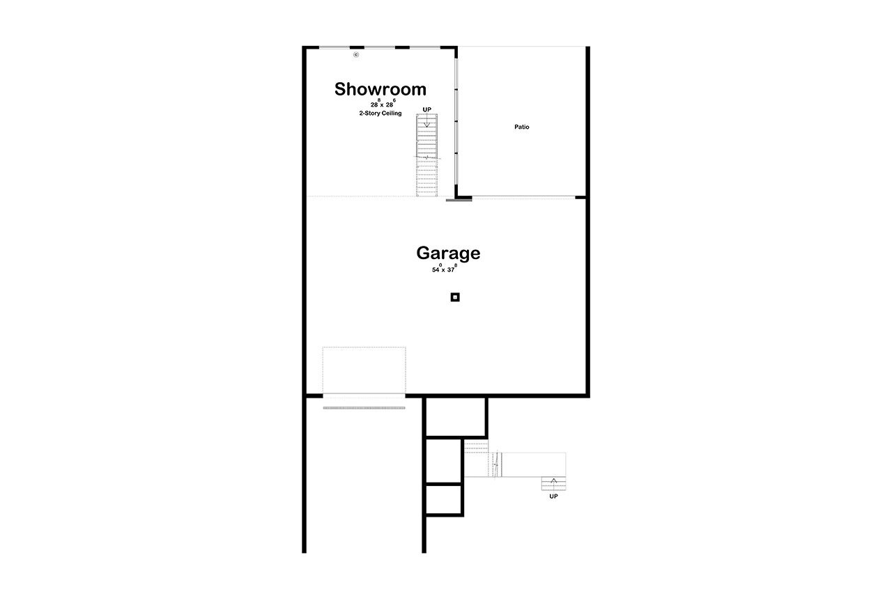 Contemporary House Plan - Greystone 86479 - Basement Floor Plan