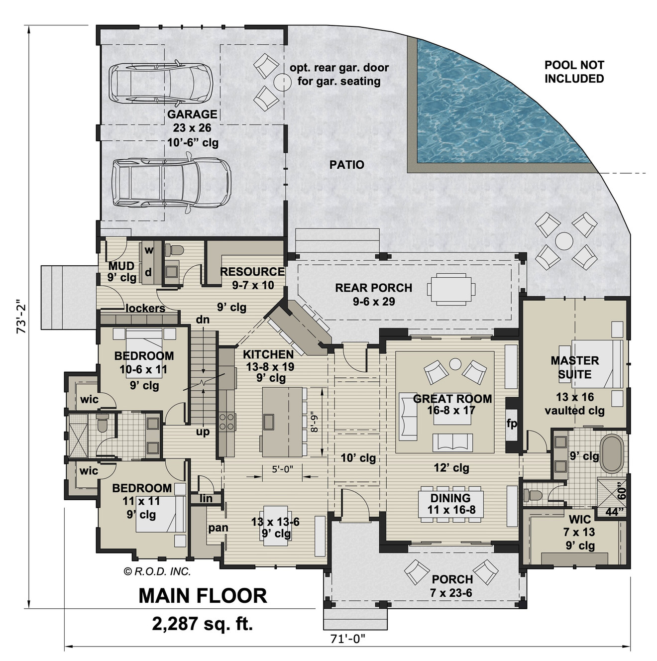 Traditional House Plan - Kyrie May 86388 - 1st Floor Plan