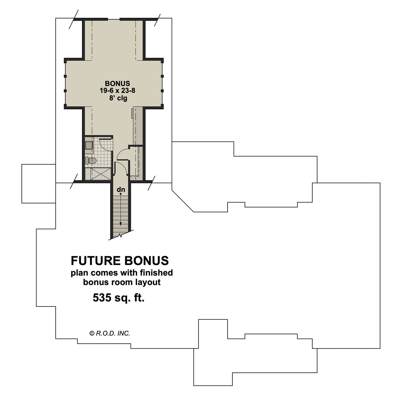 Secondary Image - Traditional House Plan - Kyrie May 86388 - 2nd Floor Plan
