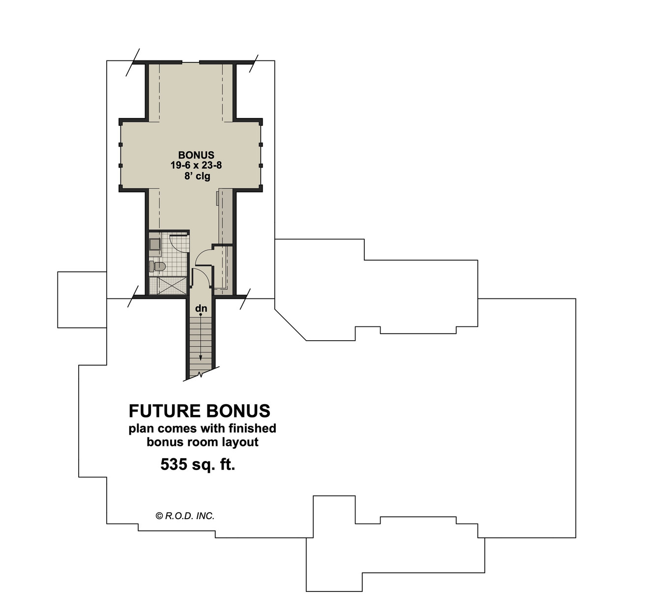 Secondary Image - Farmhouse House Plan - Mary Ann 79754 - 2nd Floor Plan