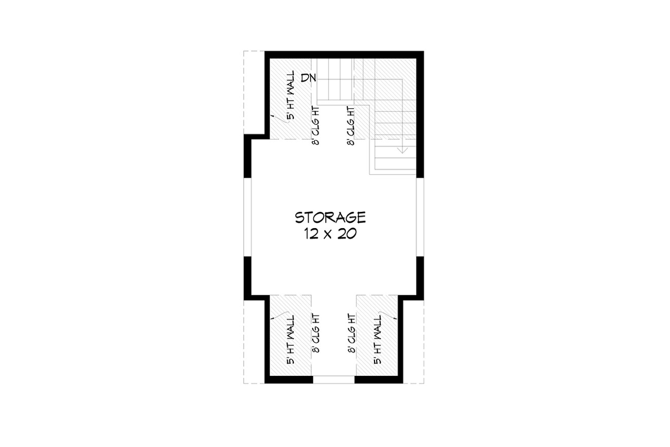 Country House Plan - Wood River Garage 20761 - 2nd Floor Plan