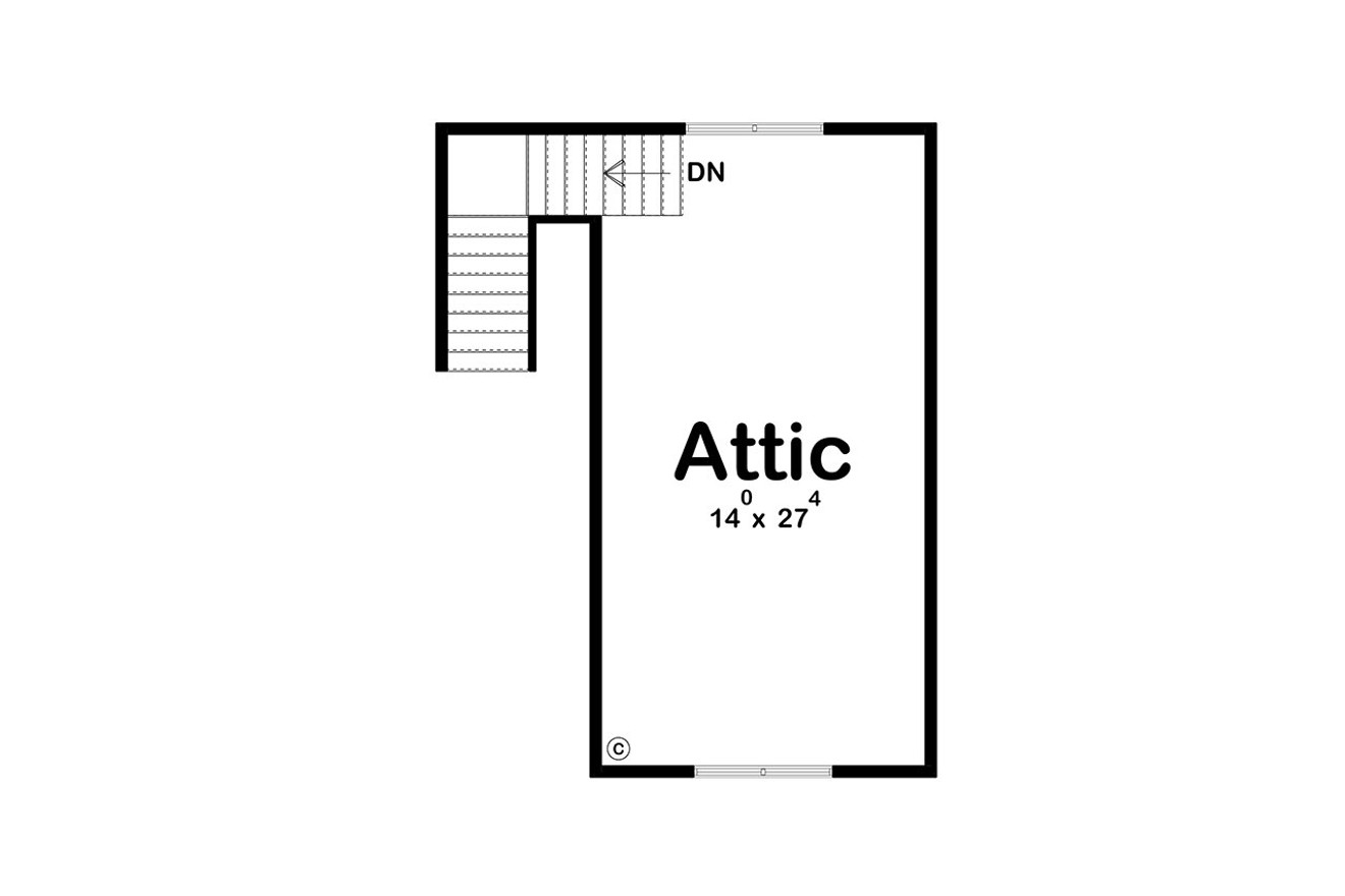 Secondary Image - Mountain Rustic House Plan - Finn 73841 - 2nd Floor Plan