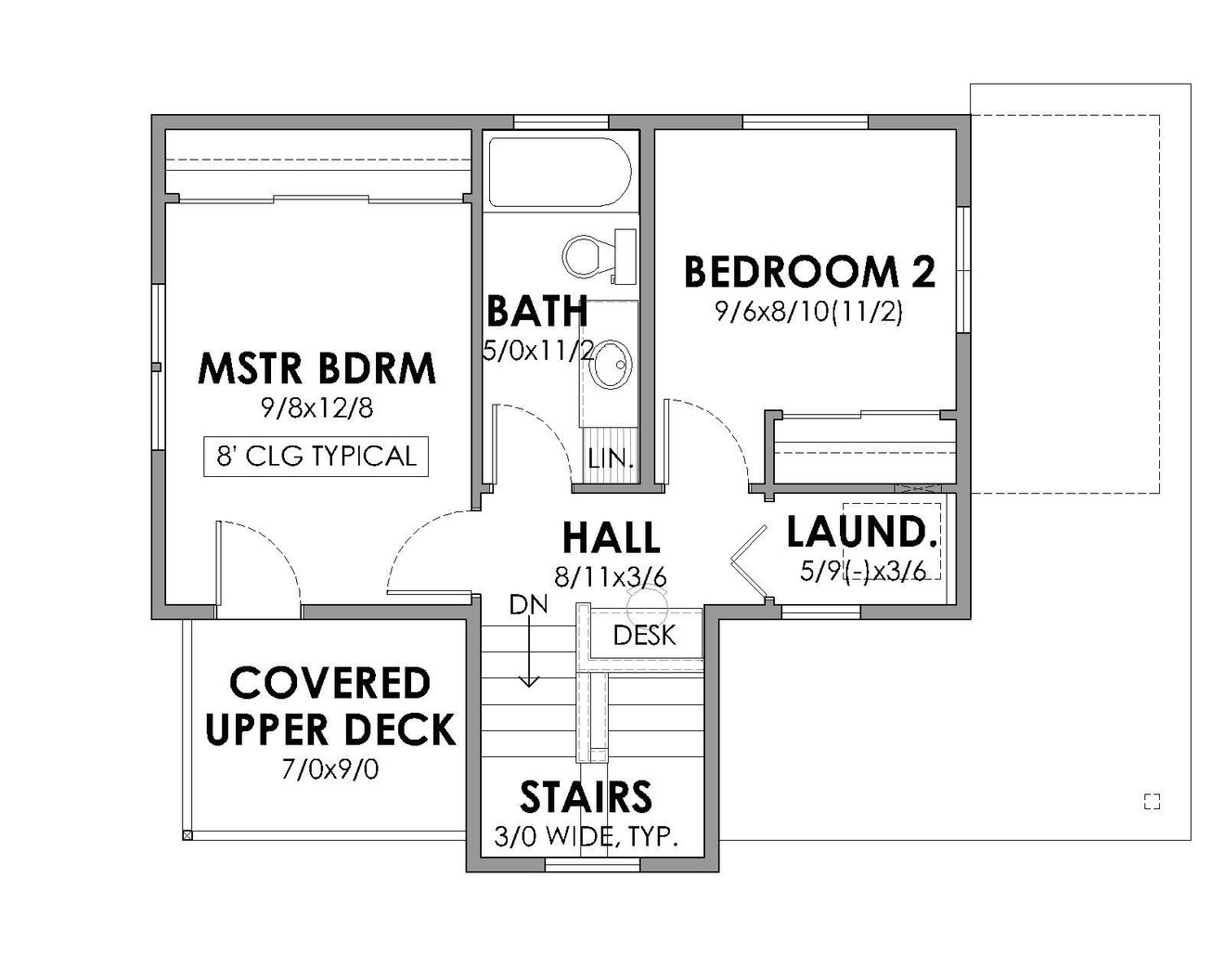 Secondary Image - Farmhouse House Plan - Hartford 24968 - 2nd Floor Plan
