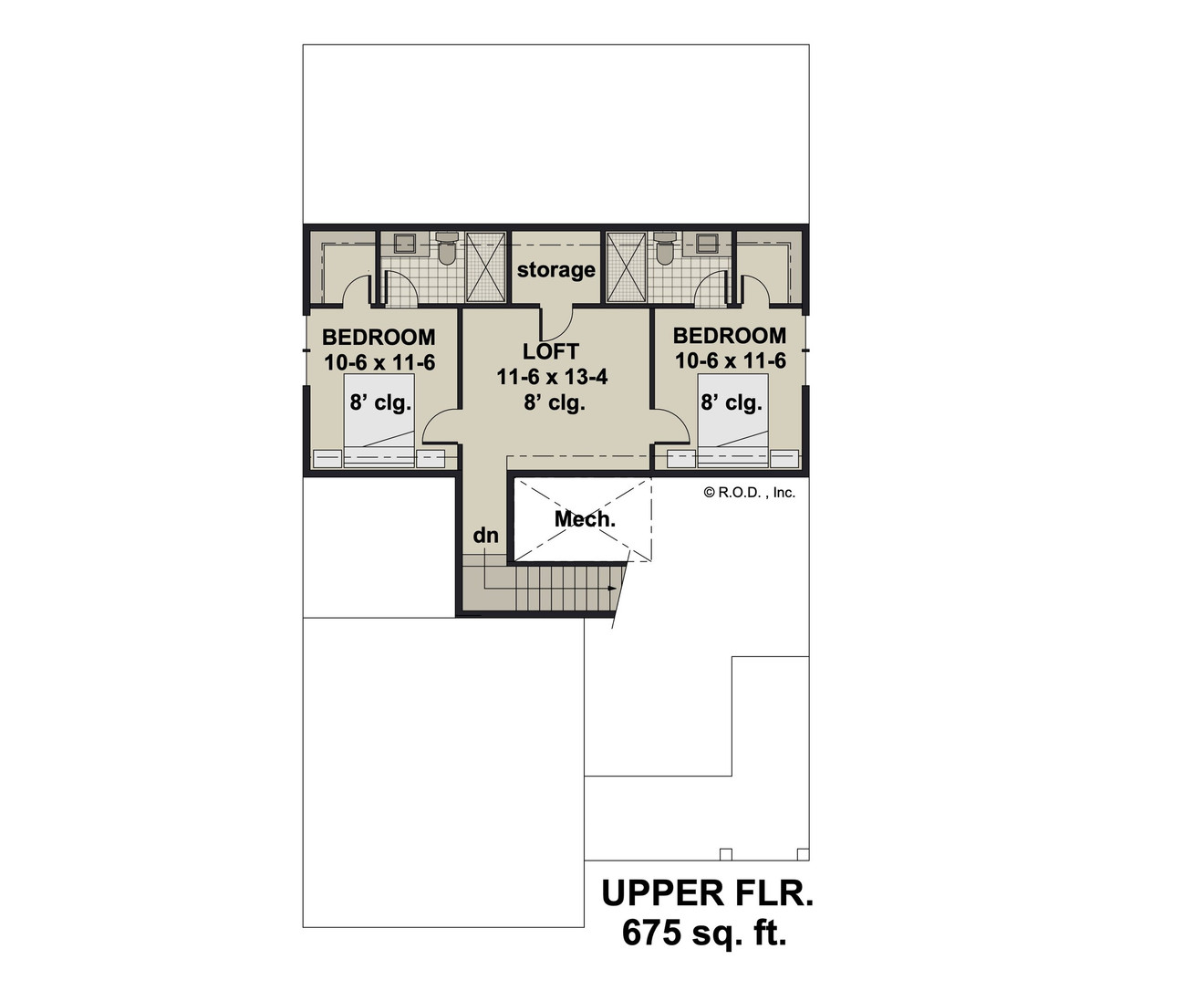 Farmhouse House Plan - Medina 32746 - 2nd Floor Plan
