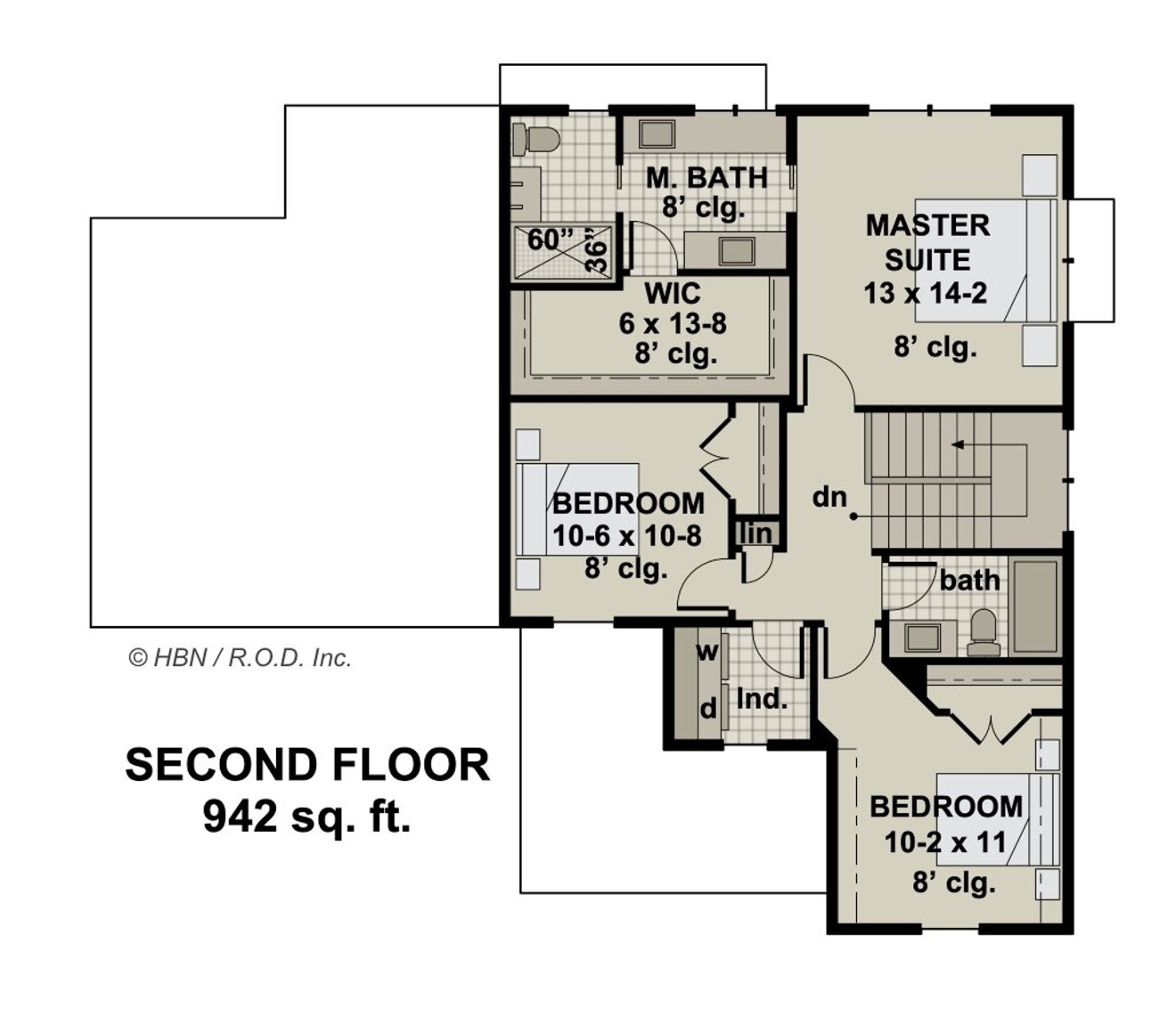 Craftsman House Plan - Fairview 30639 - 2nd Floor Plan