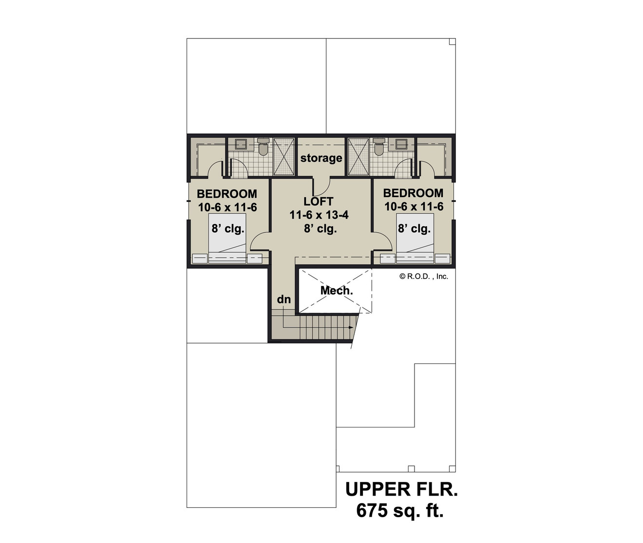 Farmhouse House Plan - Kodiak 16270 - 2nd Floor Plan