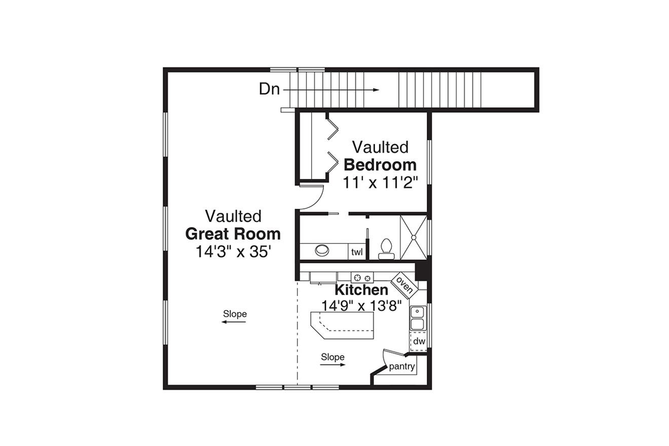 Secondary Image - Farmhouse House Plan - Garage 37132 - 2nd Floor Plan