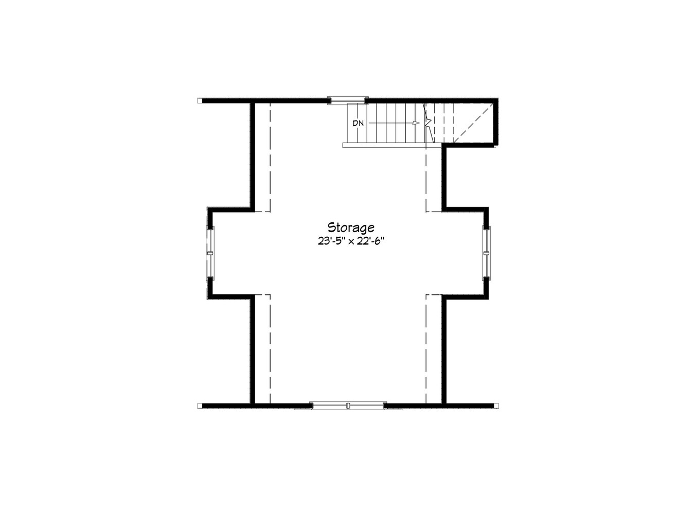 Farmhouse House Plan - 24398 - 2nd Floor Plan