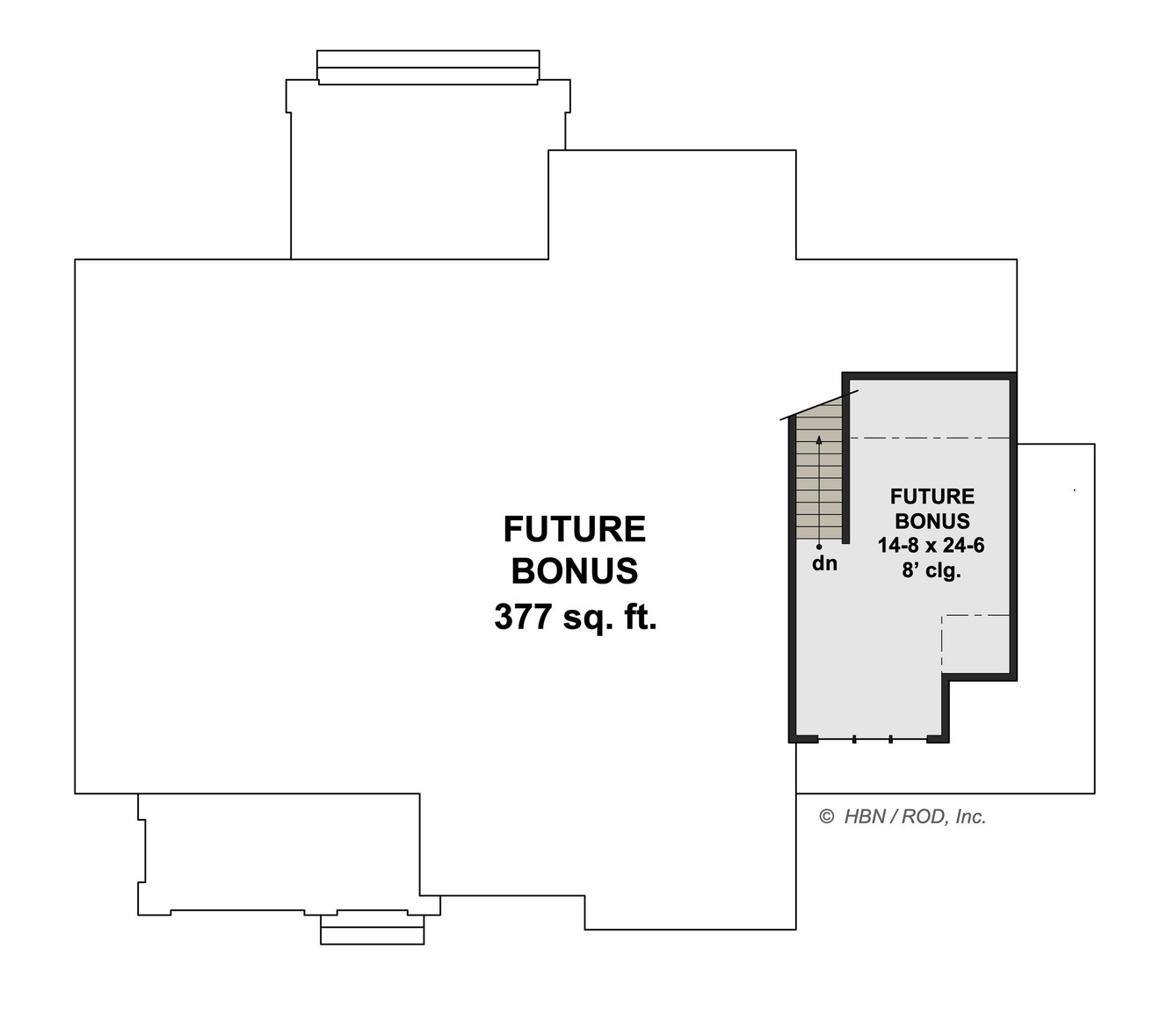 Farmhouse House Plan - Westfield 38675 - 2nd Floor Plan