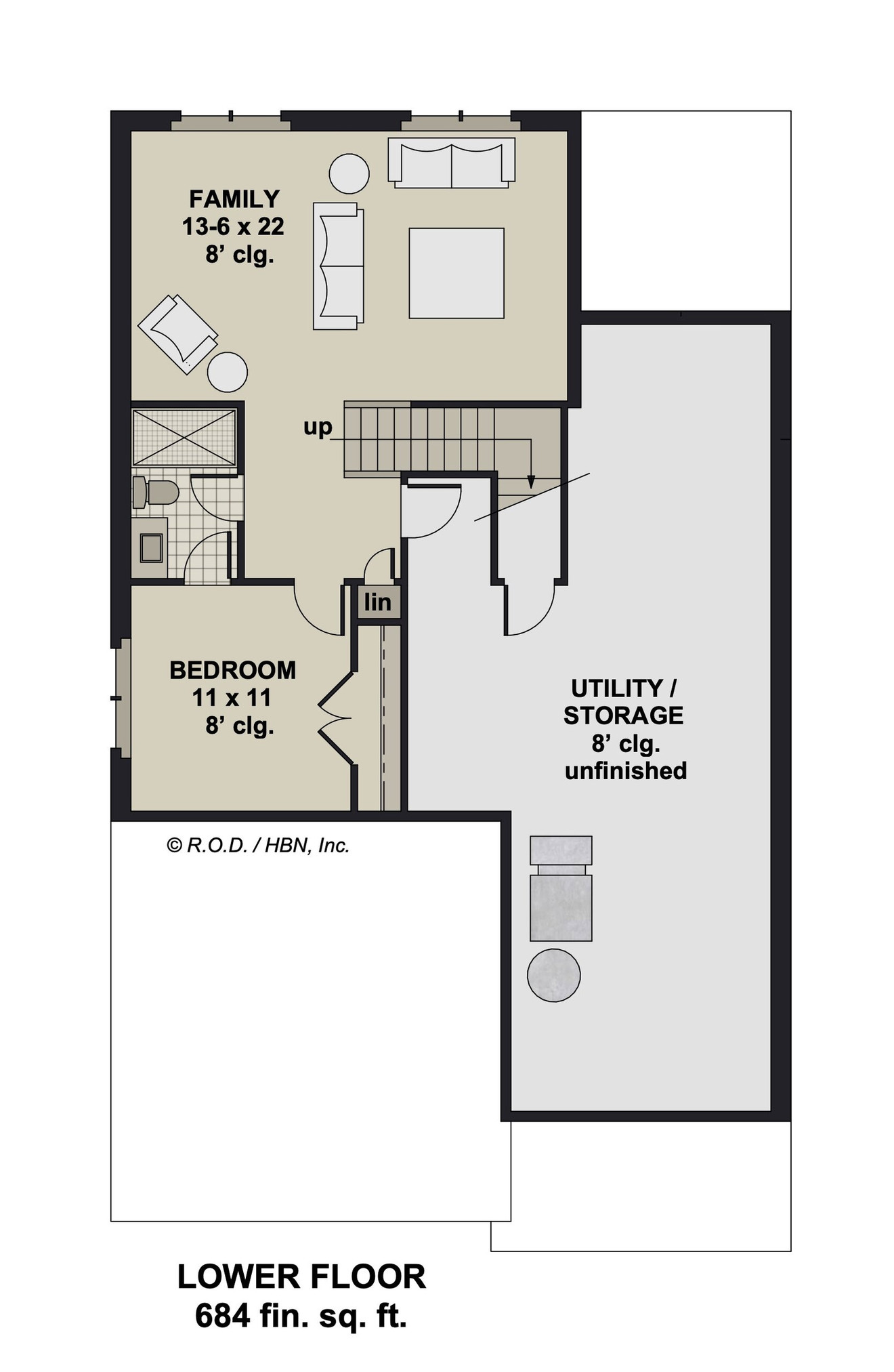 Secondary Image - Craftsman House Plan - Pontiac 27166 - 2nd Floor Plan