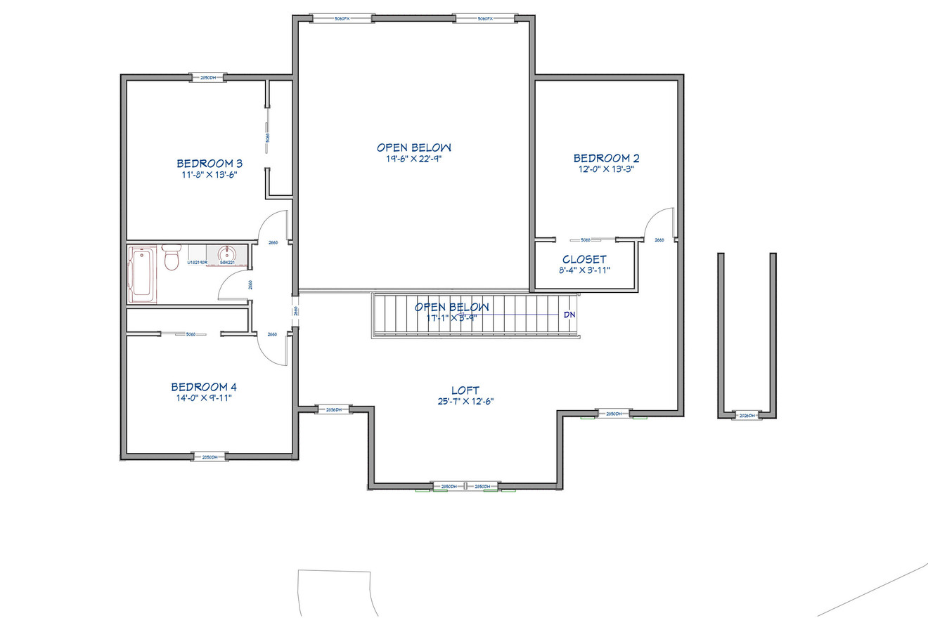 Farmhouse House Plan - 41817 - 2nd Floor Plan