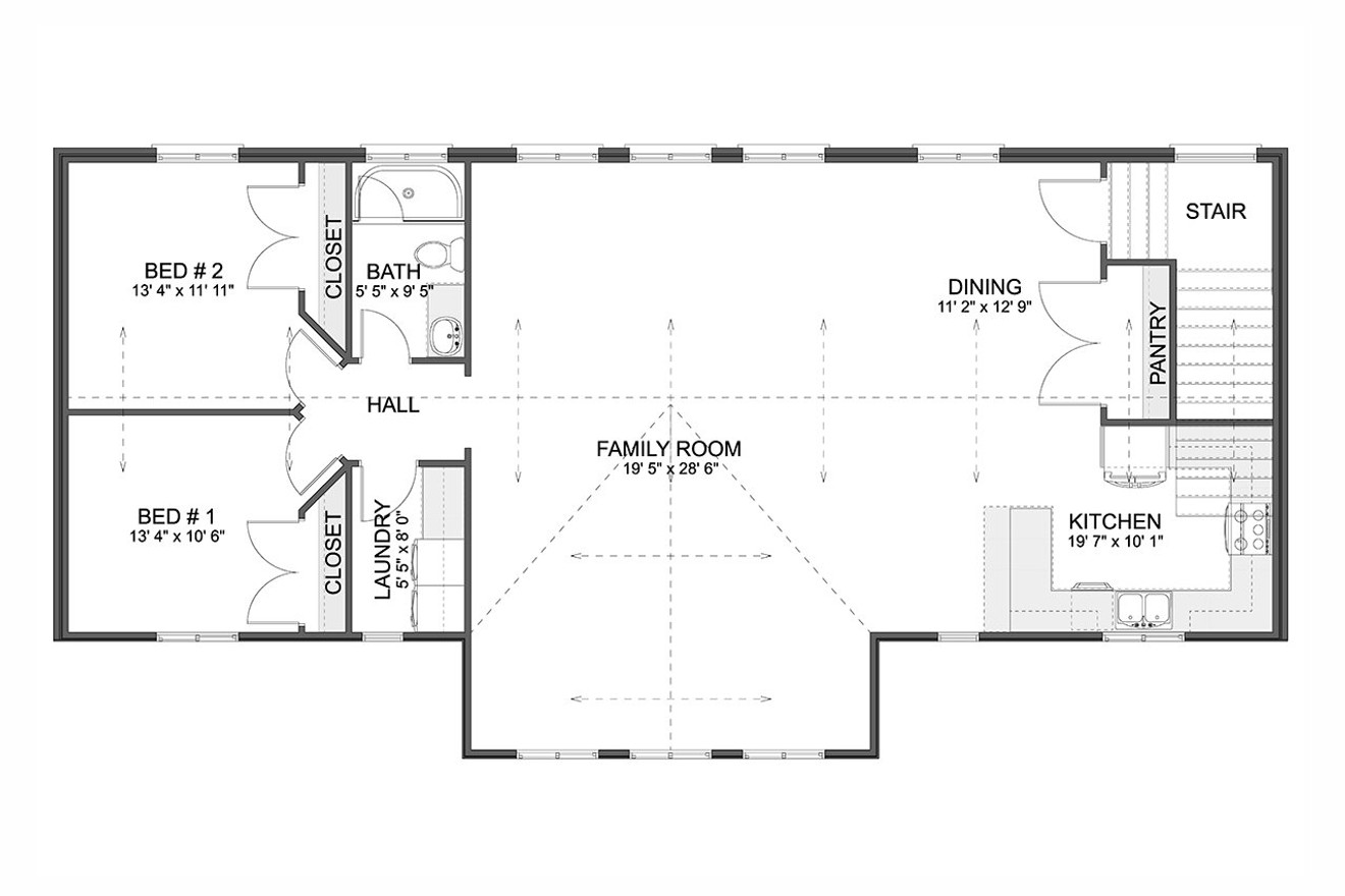 Farmhouse House Plan - Josie Garage 39557 - 2nd Floor Plan