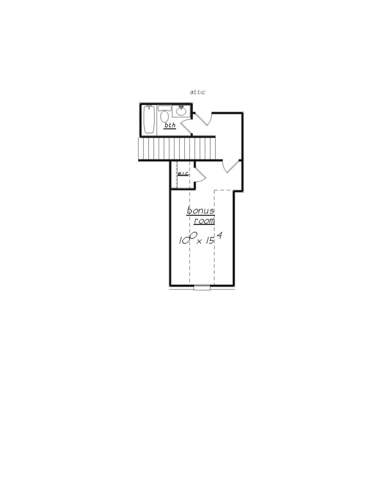 Traditional House Plan - 97975 - 2nd Floor Plan