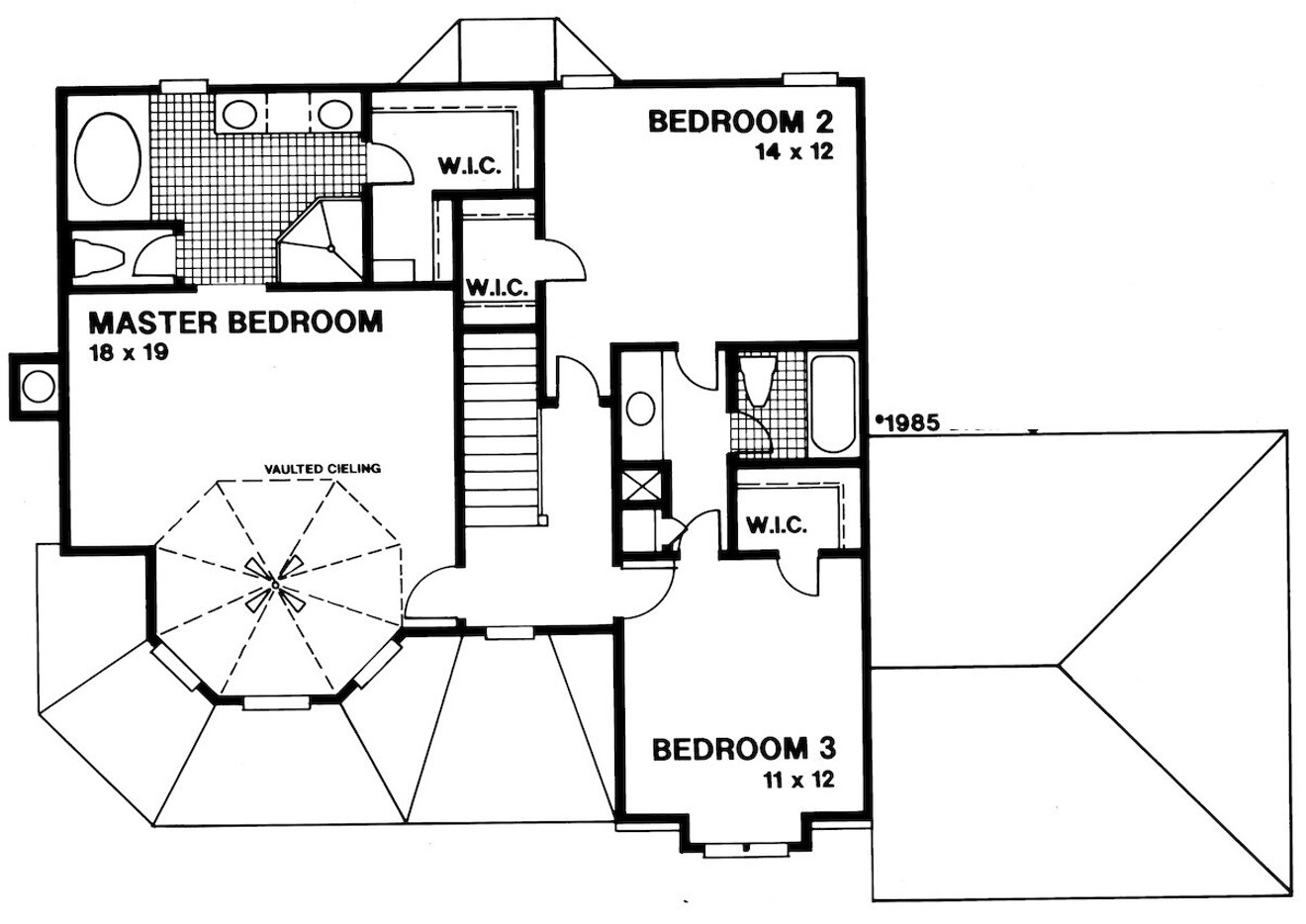 Secondary Image - Victorian House Plan - Conrad B 37905 - 2nd Floor Plan