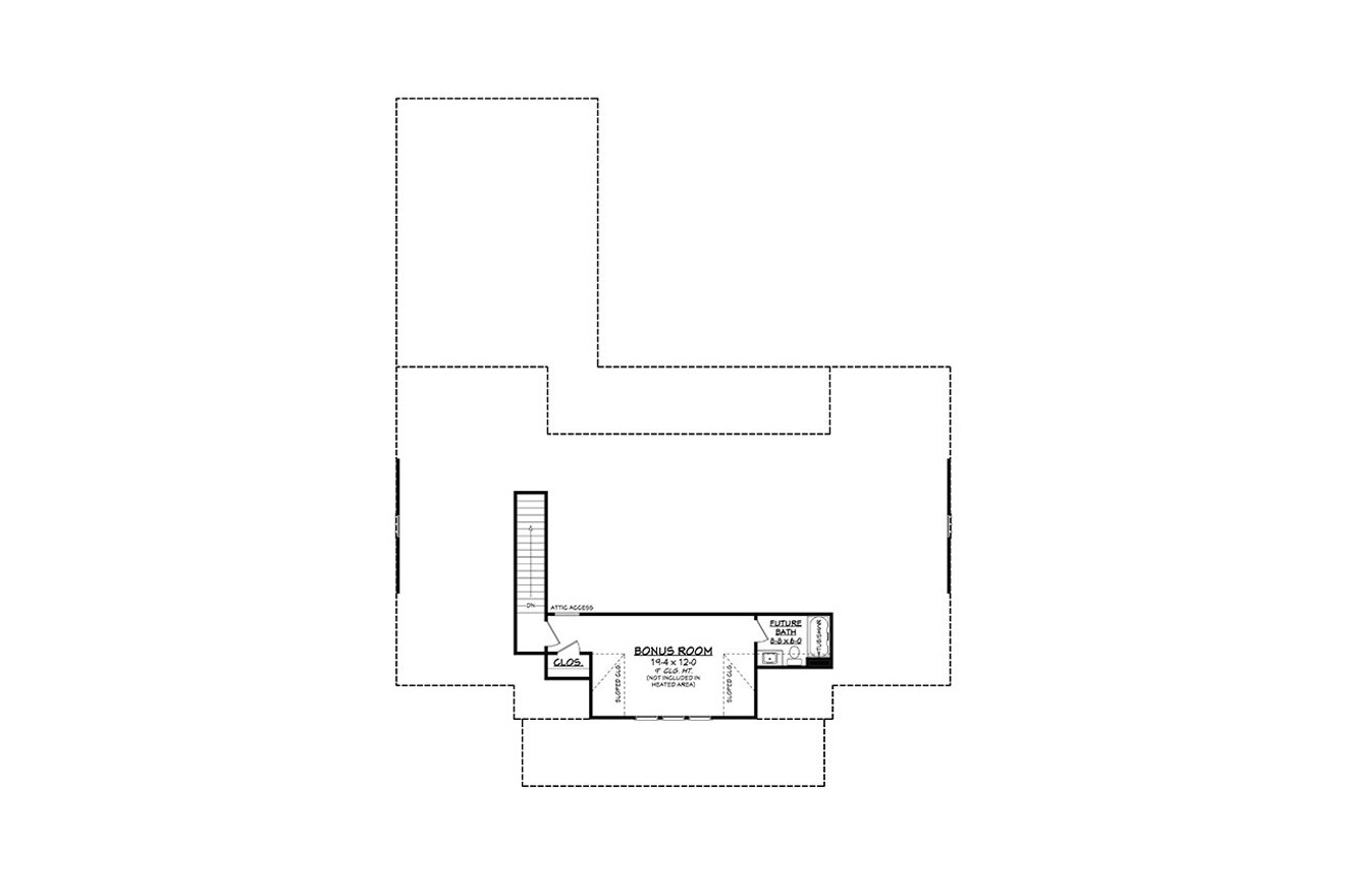 Country House Plan - Ashwood Court 34661 - 2nd Floor Plan
