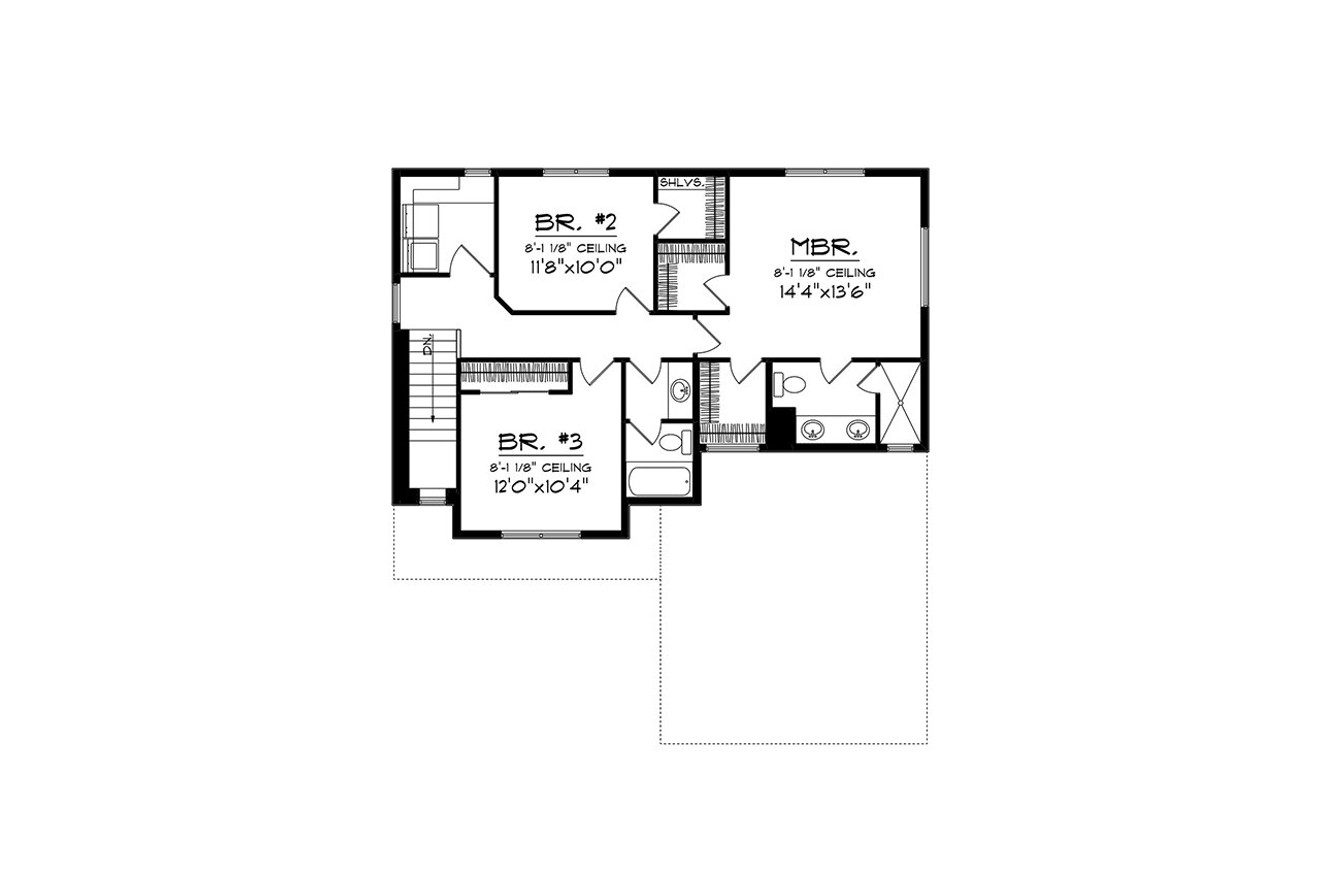 Farmhouse House Plan - 19119 - 2nd Floor Plan