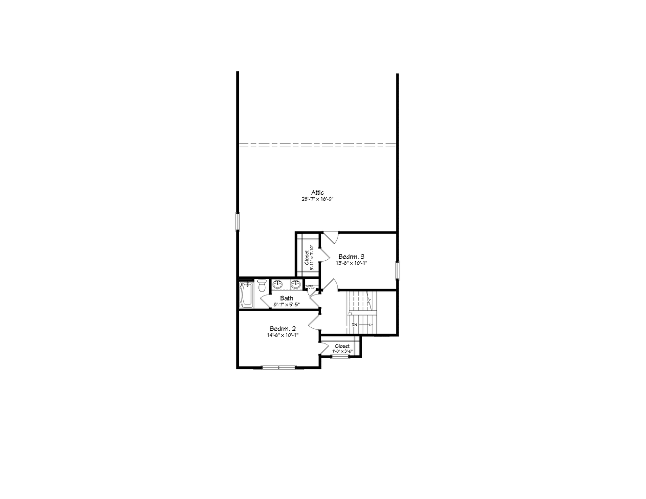 Country House Plan - 20573 - 2nd Floor Plan