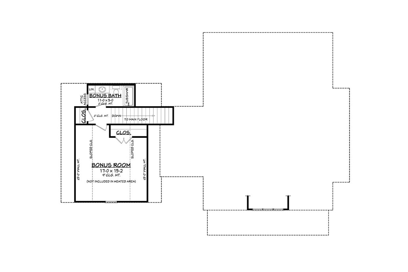 Country House Plan - Charleston 35525 - 2nd Floor Plan