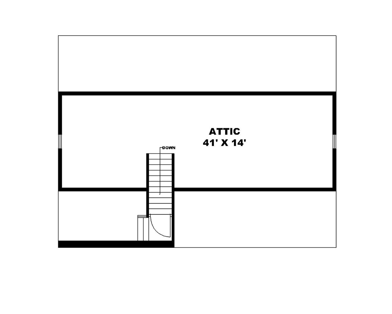 Cottage House Plan - 55625 - 2nd Floor Plan