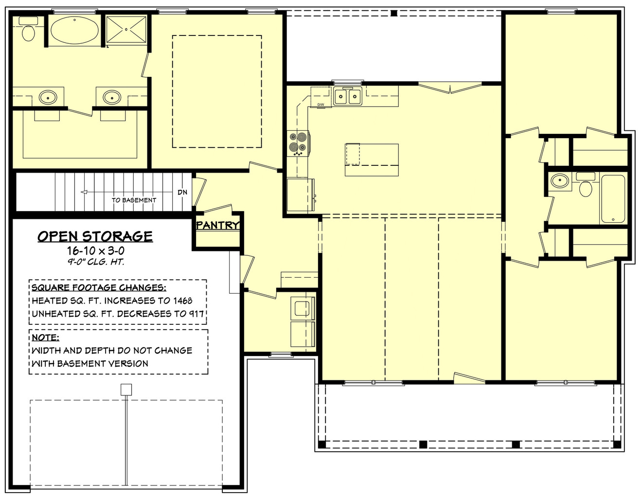 Country House Plan - Luckett 28887 - Optional Floor Plan
