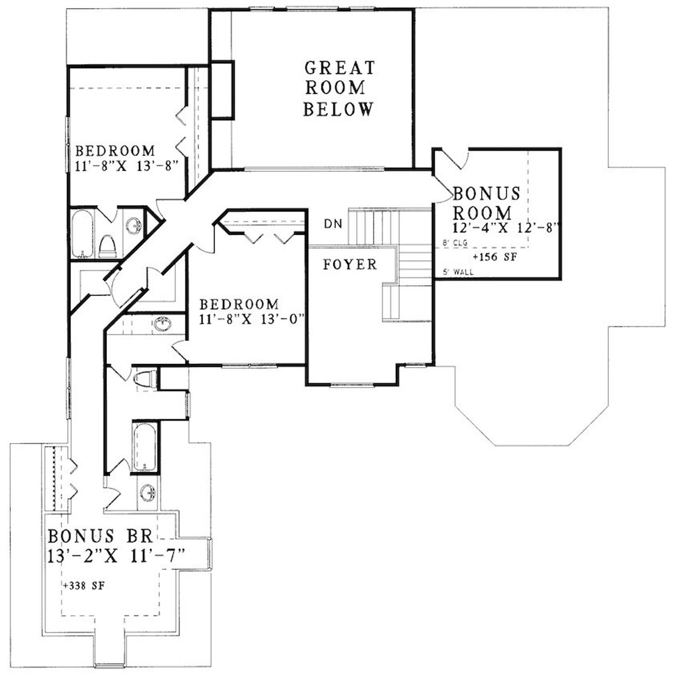 Classic House Plan - Winston 2  17399 - 2nd Floor Plan