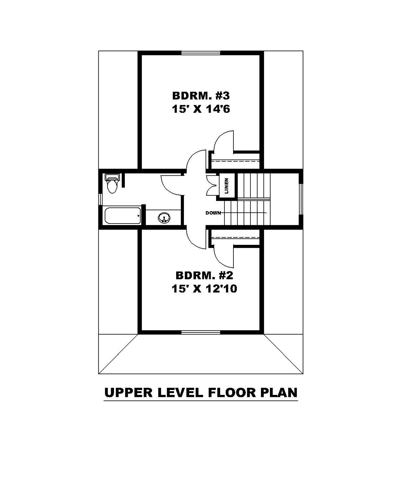 Craftsman House Plan - 10668 - 2nd Floor Plan
