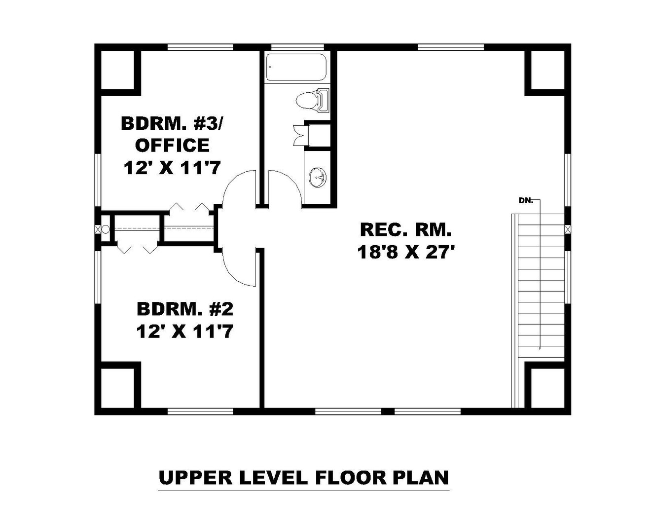 Cottage House Plan - 86198 - 2nd Floor Plan