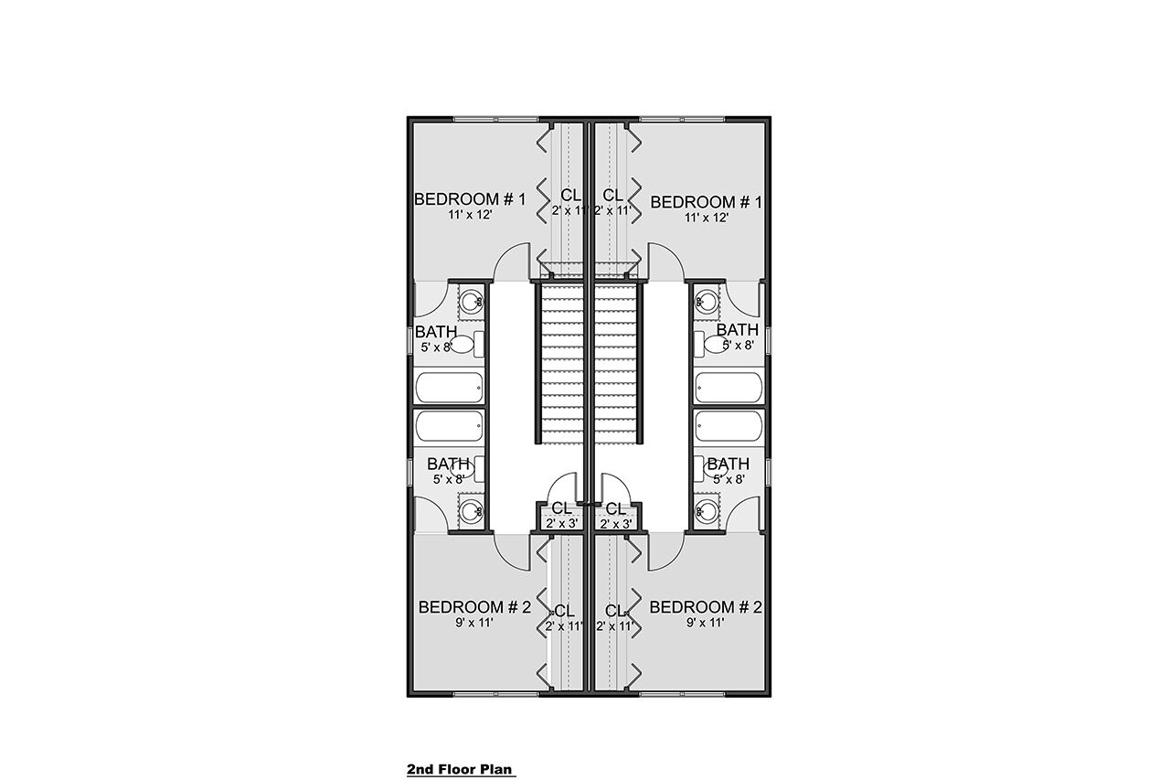 Secondary Image - Traditional House Plan - Brentwood 19772 - 2nd Floor Plan