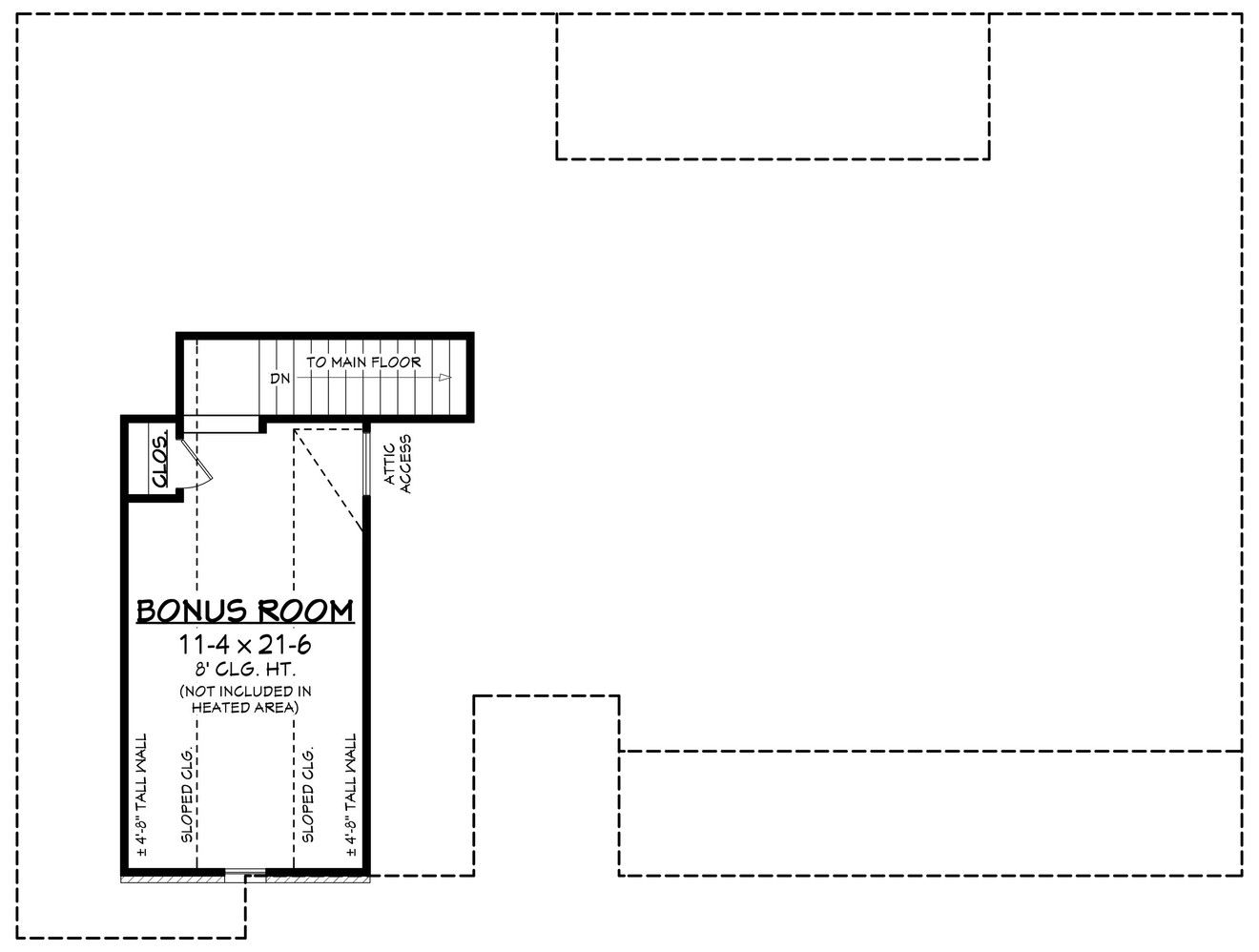 Secondary Image - Southern House Plan - Hammond 93807 - 2nd Floor Plan
