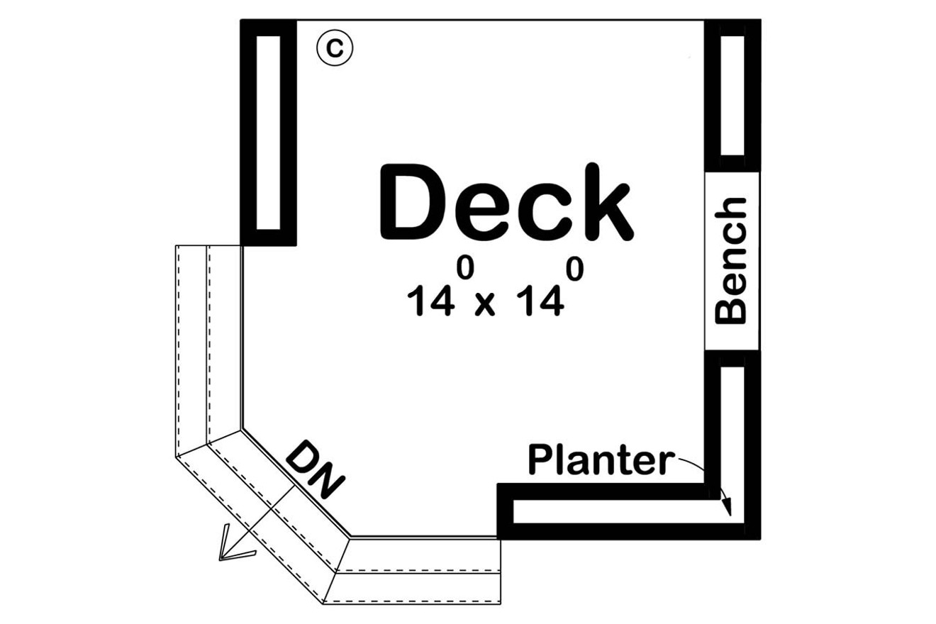 Traditional House Plan - Wyola 39044 - 1st Floor Plan