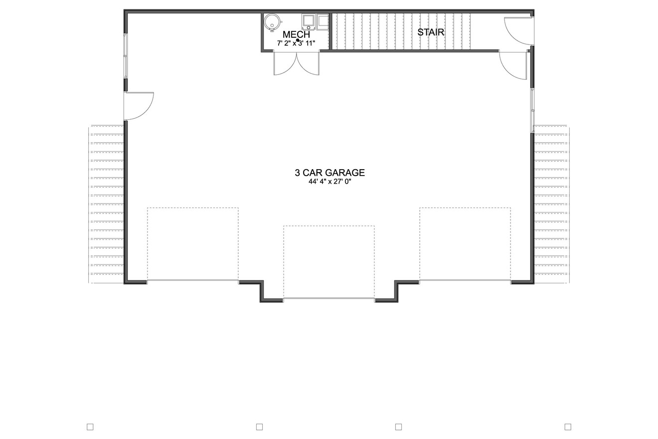 Farmhouse House Plan - Applegate 43057 - 1st Floor Plan