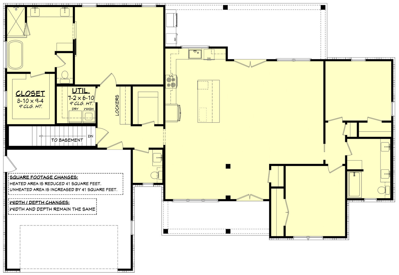 Farmhouse House Plan - Journey 45585 - Optional Floor Plan