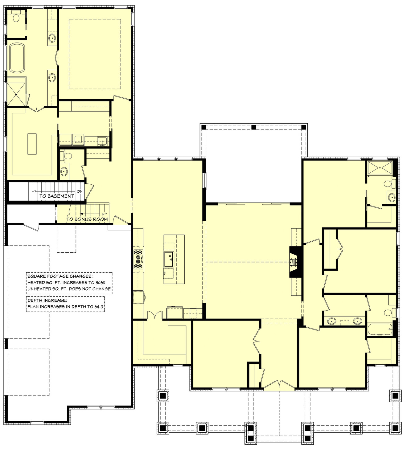 Craftsman House Plan - Barton Hills 64258 - Optional Floor Plan