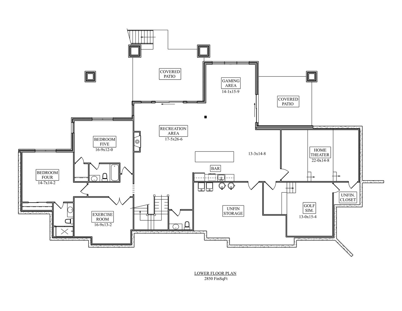 Craftsman House Plan - Walcott Creek 21061 - Optional Floor Plan