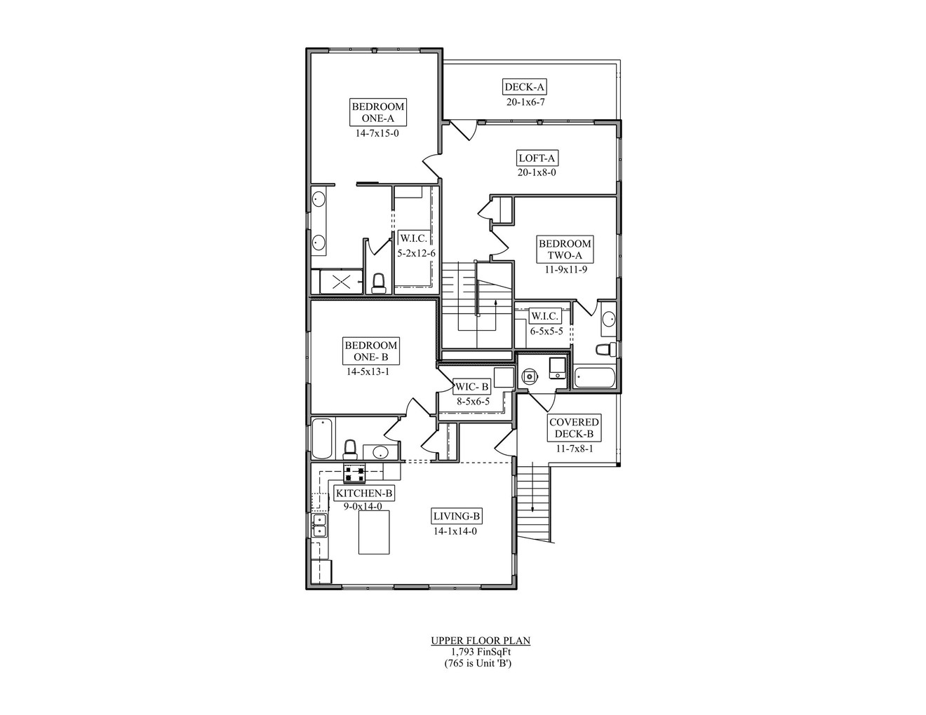 Contemporary House Plan - Zepher 50992 - 2nd Floor Plan