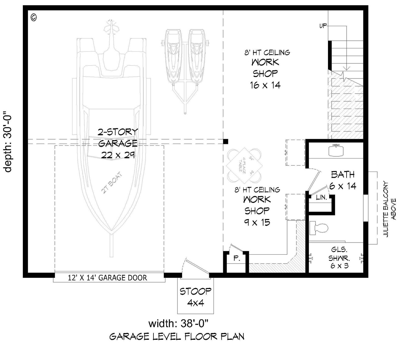 Traditional House Plan - Lake Tahoe 25785 - 1st Floor Plan