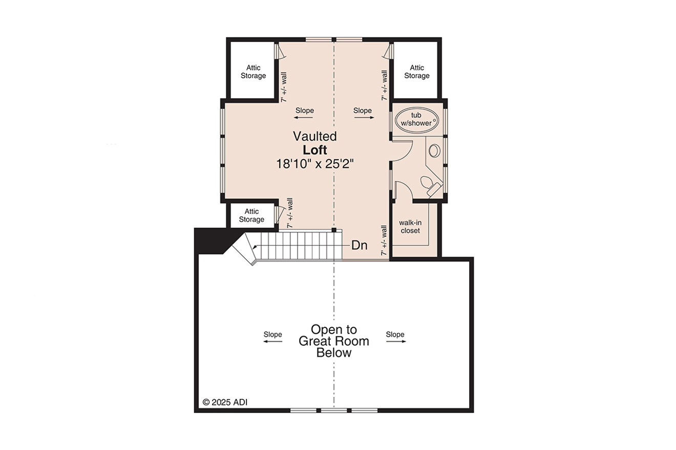 Farmhouse House Plan - Elmshade 79270 - 2nd Floor Plan