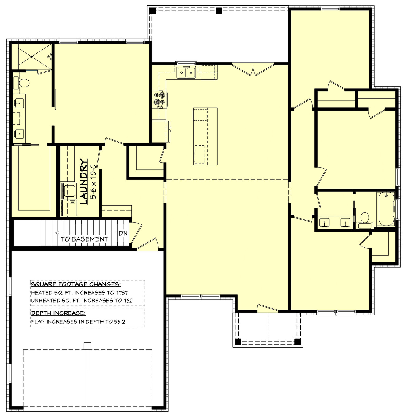 Farmhouse House Plan - Russell 99691 - Optional Floor Plan