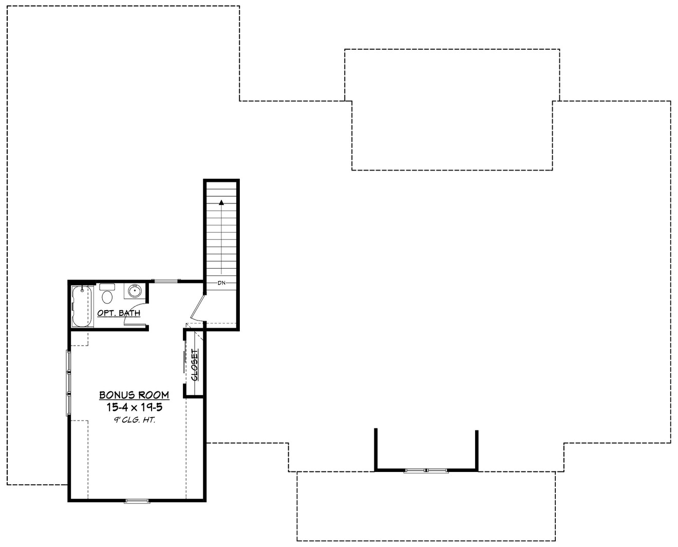 Secondary Image - Farmhouse House Plan - Meadow Land 54315 - 2nd Floor Plan