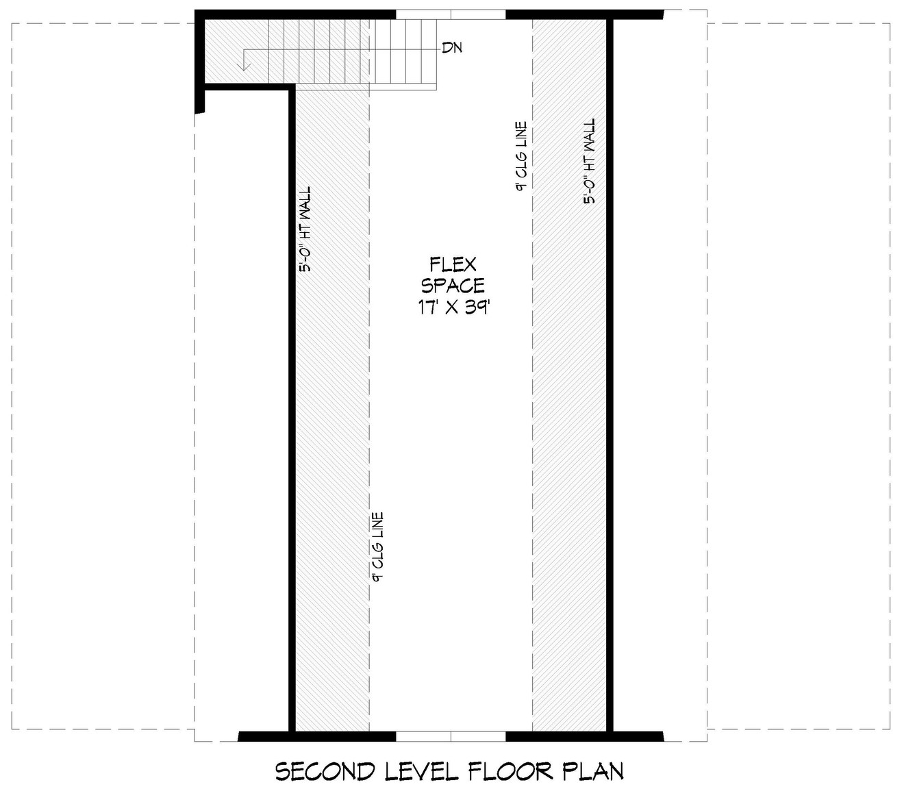 Secondary Image - Mountain Rustic House Plan - Deer Haven Garage 3 43106 - 2nd Floor Plan